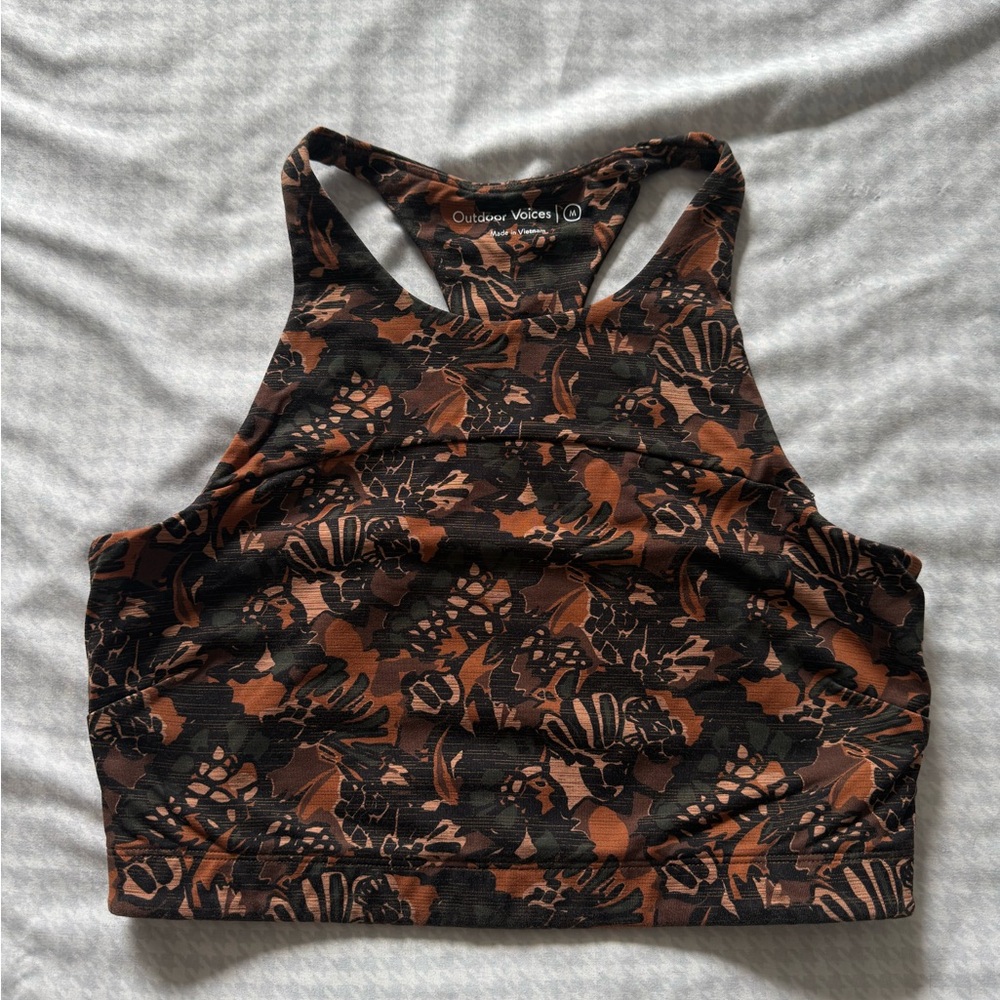 Outdoor Voices TechSweat Crop, Sierra colorway